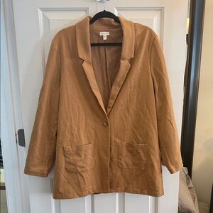 Garnet Hill Women's Brown Blazer